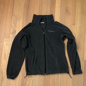 Columbia Charcoal Benton Springs Full Zip Fleece Jacket